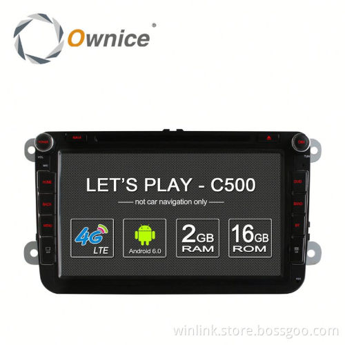 Ownice C500 4 Core auto headunit for VW Jetta polo Golf with Navi WIFI support TV Mirror DAB support dab tpms